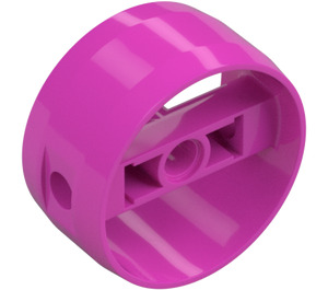 LEGO Dark Pink Technic Cylinder with Center Bar (41531 / 77086)