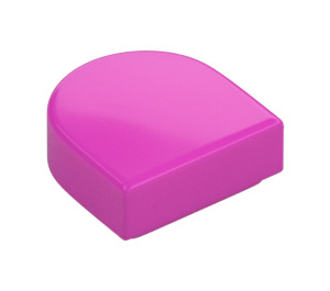 LEGO Dark Pink Tile 1 x 1 Half Oval (24246 / 35399)