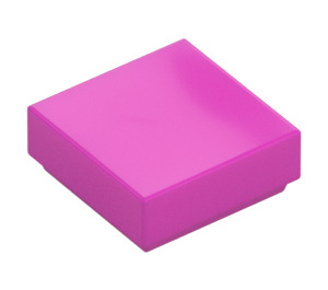 LEGO Dark Pink Tile 1 x 1 with Groove (3070 / 30039)