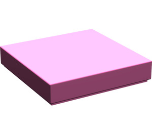 LEGO Dark Pink Tile 2 x 2 (Undetermined Groove - To be deleted)