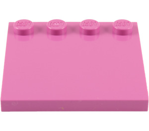 LEGO Rose foncé Tuile 4 x 4 avec Goujons sur Bord (6179)