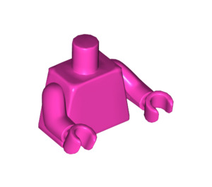 LEGO Rose foncé Torse avec Bras et Mains (76382 / 88585)