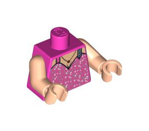 LEGO Dark Pink Trixie Torso (973 / 76382)