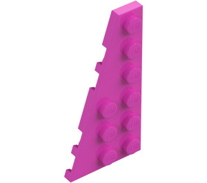 LEGO Dunkelpink Keil Platte 3 x 6 Flügel Links (54384)