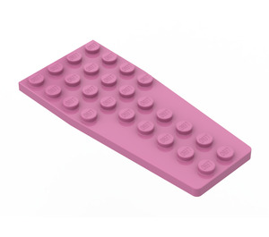 LEGO Tummanvaaleanpunainen Kiila Levy 4 x 9 Siipi ilman nuppien lovia (2413)