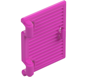 LEGO Dark Pink Window 1 x 2 x 3 Shutter with Hinges and Handle (60800 / 77092)