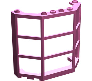 LEGO Dark Pink Window Frame 3 x 8 x 6 Bay (30185)
