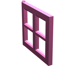 LEGO Dark Pink Window Pane 2 x 4 x 3  (4133)