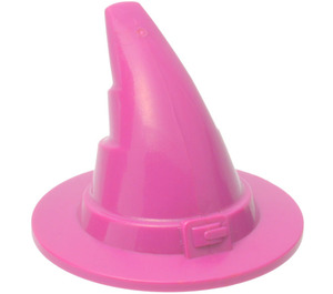 LEGO Dark Pink Wizard Hat with Smooth Surface (6131)