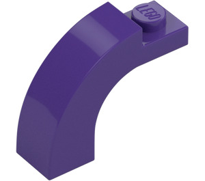 LEGO Violet Foncé Arche 1 x 3 x 2 avec Haut incurvé (6005 / 92903)