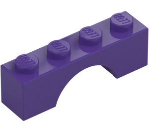 LEGO Dark Purple Arch 1 x 4 (3659)