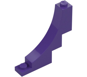 LEGO Dark Purple Arch 1 x 5 x 4 Inverted (4294 / 30099)