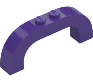 LEGO Viola scuro Arco 1 x 6 x 2 con Parte superiore curva (6183 / 24434)