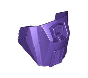 LEGO Dark Purple Armor with Ridged Vents (98592)