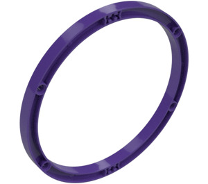 LEGO Dark Purple Beam Circle 15 x 15 (3250)