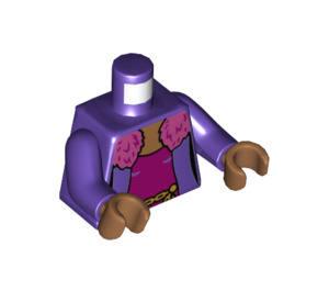 LEGO Dark Purple Belle Bottom Minifig Torso (973 / 76382)