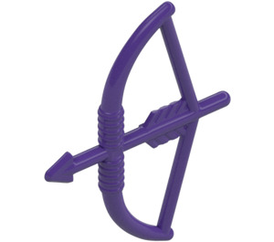 LEGO Dark Purple Bow with Arrow (4499 / 61537)