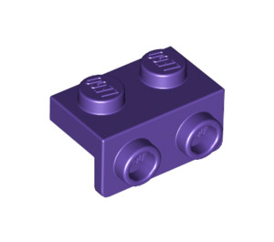 LEGO Violet foncé Support 1 x 2 - 1 x 2 (99781)