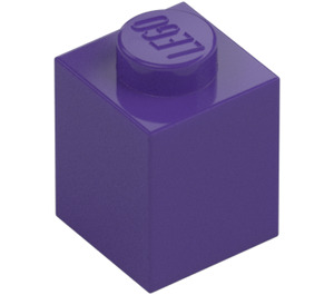 LEGO Violet Foncé Brique 1 x 1 (3005 / 30071)