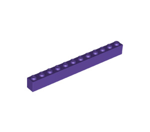 LEGO Dark Purple Brick 1 x 12 (6112)