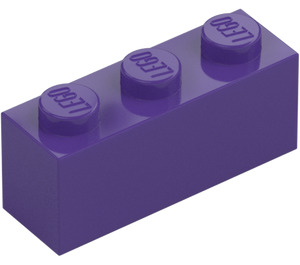 LEGO Dark Purple Brick 1 x 3 (3622 / 45505)