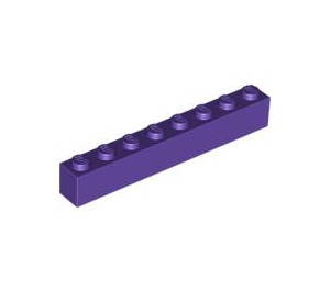 LEGO Violet foncé Brique 1 x 8 (3008)