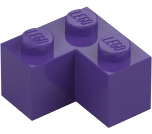 LEGO Dark Purple Brick 2 x 2 Corner (2357)