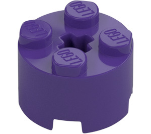 LEGO Dark Purple Brick 2 x 2 Round (3941 / 6143)