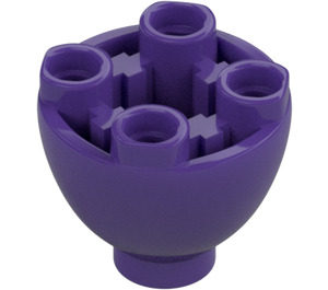 LEGO Dark Purple Brick 2 x 2 x 1.3 Round Inverted Dome (24947)