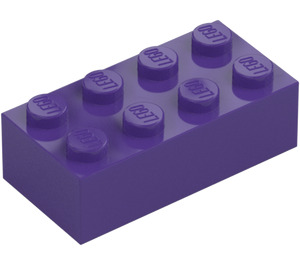 LEGO Violet Foncé Brique 2 x 4 (3001 / 72841)