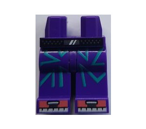 LEGO Dark Purple Bunny Guitarist Legs (3815)