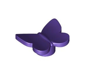 LEGO Donkerpaars Butterfly (Smooth) (80674)