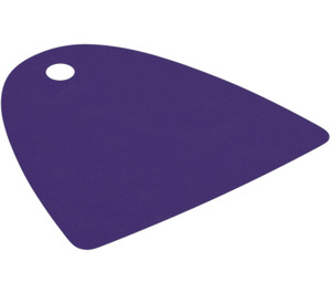 LEGO Dark Purple Cape with 1 Hole (68060)