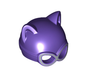 LEGO Violet Foncé Catwoman Masquer avec Argent Des lunettes de protection (29292 / 54959)