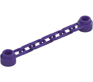 LEGO Dunkelviolett Kette mit 5 Glieder (39890 / 92338)