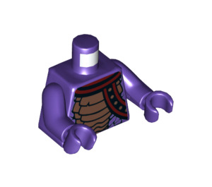 LEGO Donkerpaars Chop'rai Minifiguur Torso (973 / 76382)