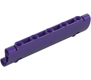 LEGO Violet Foncé Incurvé Panneau 11 x 3 avec 2 Épingle des trous (62531)