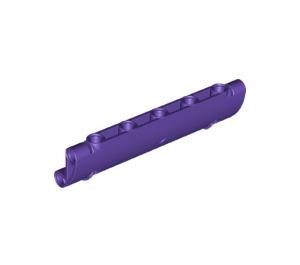 LEGO Dark Purple Curved Panel 11 x 3 with 2 Pin Holes (62531)