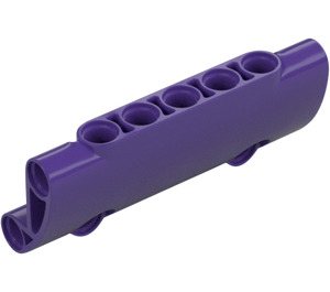 LEGO Dark Purple Curved Panel 7 x 3 (24119)