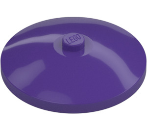 LEGO Viola scuro Dish 4 x 4 (Perno Solido) (3960 / 30065)