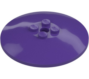 LEGO Violet Foncé Dish 6 x 6 (35327 / 44375)