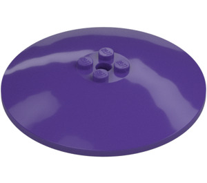 LEGO Dark Purple Dish 8 x 8 (3961 / 18859)