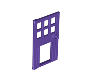 LEGO Dark Purple Door 4 x 6 with Cut Out (79730)