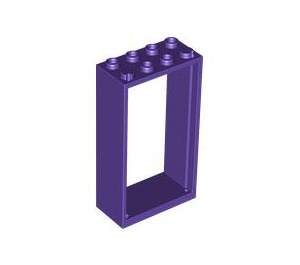 LEGO Violet foncé Porte Cadre 2 x 4 x 6 (60599)