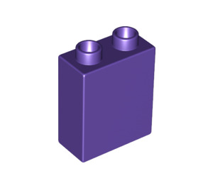 LEGO Dark Purple Duplo Brick 1 x 2 x 2 (4066 / 76371)