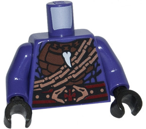 LEGO Dunkelviolett Eyezorai Torso (973 / 76382)