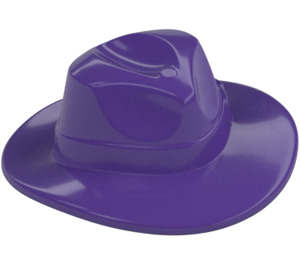 LEGO Dark Purple Fedora Hat (61506 / 88410)