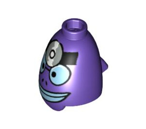 LEGO Dark Purple Fish - Head (64173)