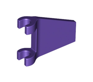 LEGO Dark Purple Flag 2 x 2 Angled with Flared Edge (80324)