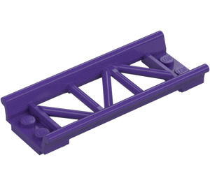 LEGO Tumma purppura Palkki 2 x 8 jossa Edges (26022)